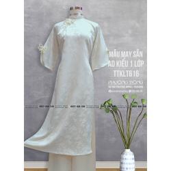 Áo Dài Phom Trẻ Gấm Lụa Phom Suông TTKLT616